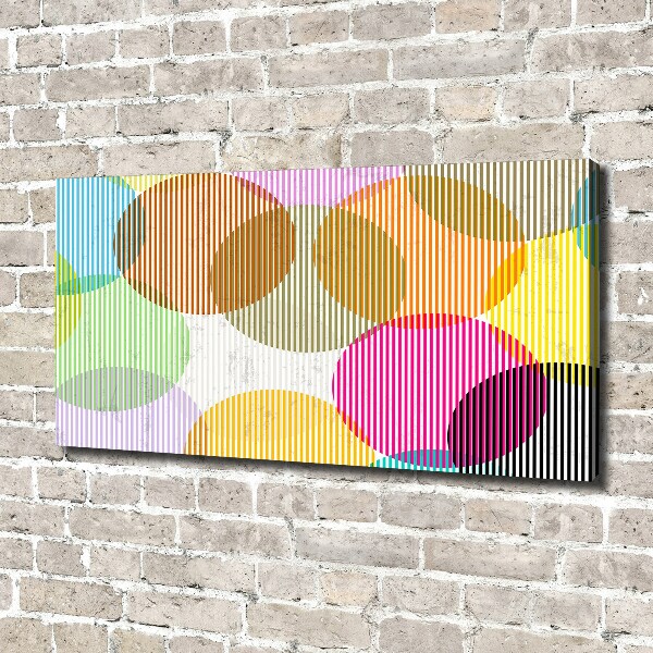 Foto quadro su tela Cerchi colorati