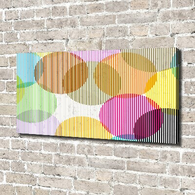Foto quadro su tela Cerchi colorati