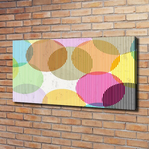 Foto quadro su tela Cerchi colorati