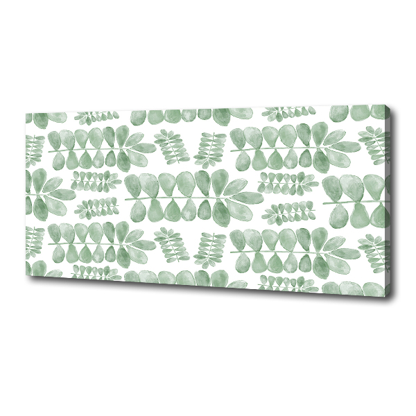Quadro su tela Foglie verdi