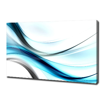 Foto quadro su tela Onde astratte