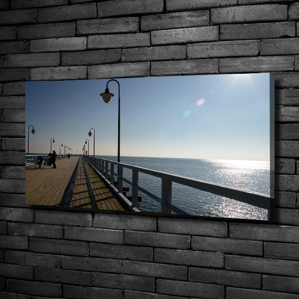 Foto quadro su tela Molo di Gdynia