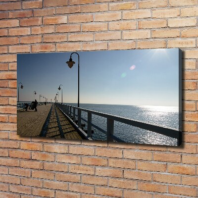 Foto quadro su tela Molo di Gdynia