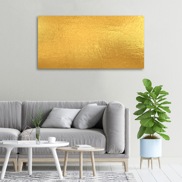 Foto quadro su tela Sfondo in lamina d'oro