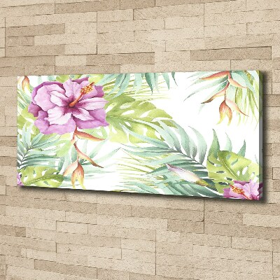 Quadro su tela Fiori hawaiani