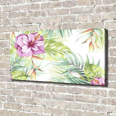 Quadro su tela Fiori hawaiani