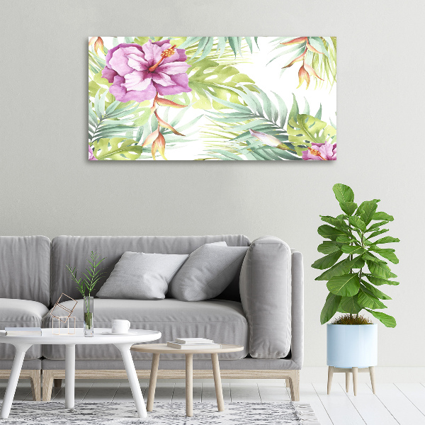 Quadro su tela Fiori hawaiani