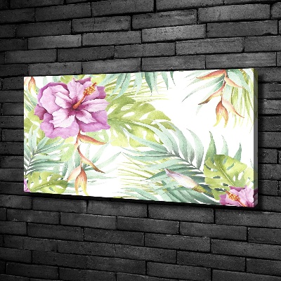 Quadro su tela Fiori hawaiani