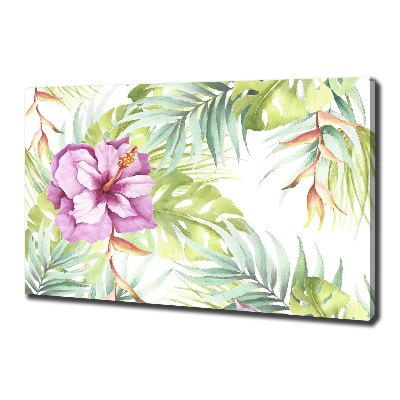 Quadro su tela Fiori hawaiani