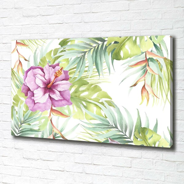 Quadro su tela Fiori hawaiani