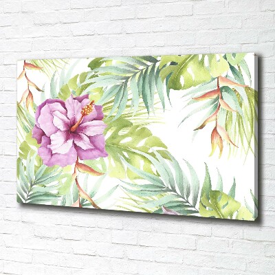 Quadro su tela Fiori hawaiani