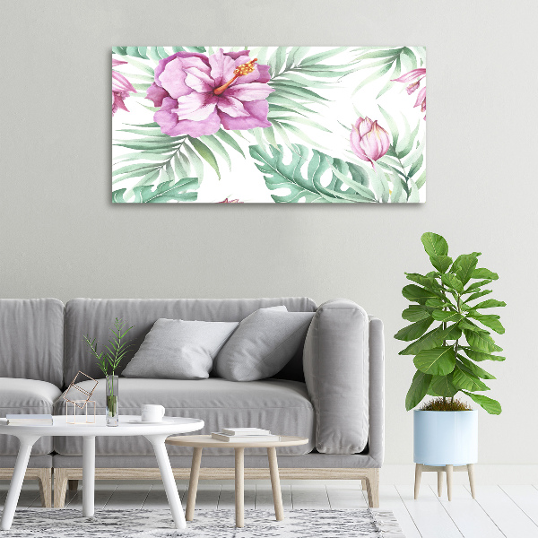 Foto quadro su tela Fiori hawaiani