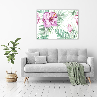 Foto quadro su tela Fiori hawaiani