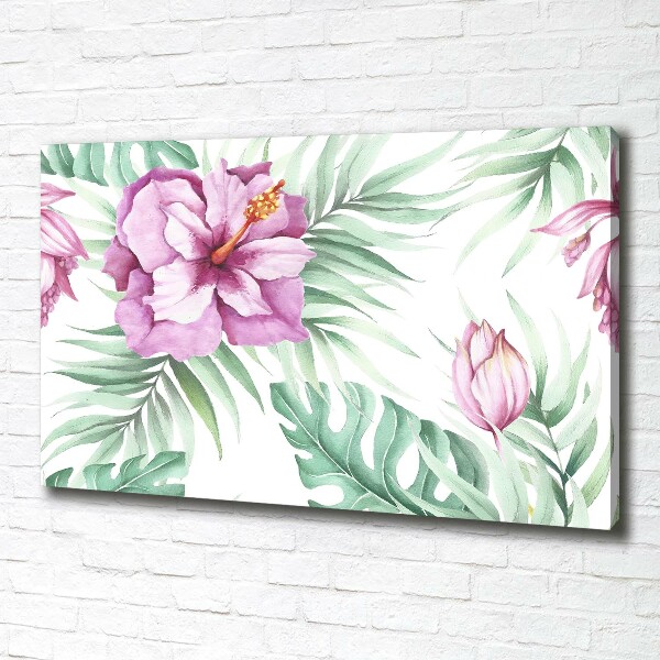 Foto quadro su tela Fiori hawaiani