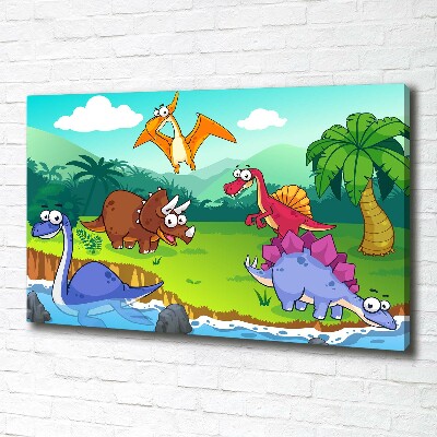 Foto quadro su tela Dinosauri