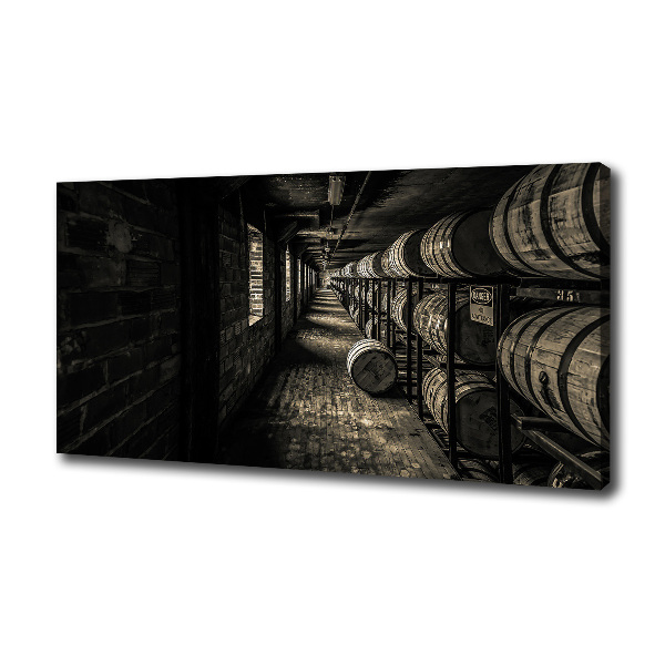 Foto quadro su tela Botti di bourbon