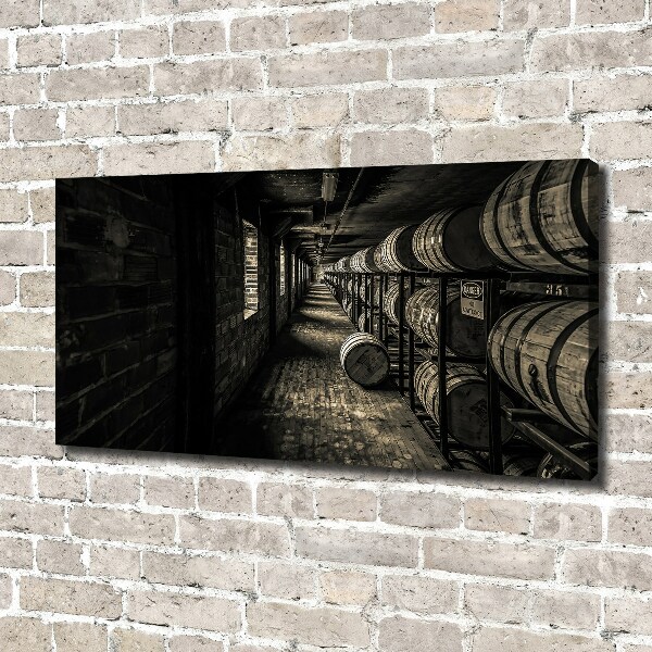 Foto quadro su tela Botti di bourbon