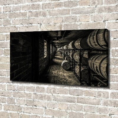 Foto quadro su tela Botti di bourbon