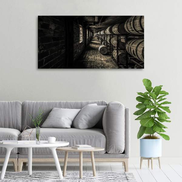 Foto quadro su tela Botti di bourbon