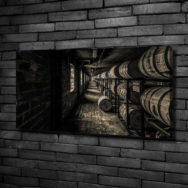 Foto quadro su tela Botti di bourbon