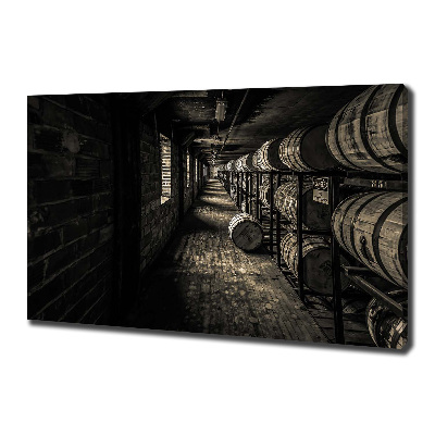 Foto quadro su tela Botti di bourbon