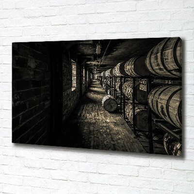 Foto quadro su tela Botti di bourbon
