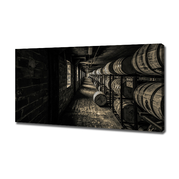 Foto quadro su tela Botti di bourbon