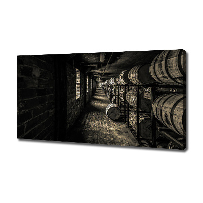 Foto quadro su tela Botti di bourbon