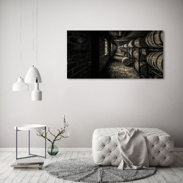 Foto quadro su tela Botti di bourbon