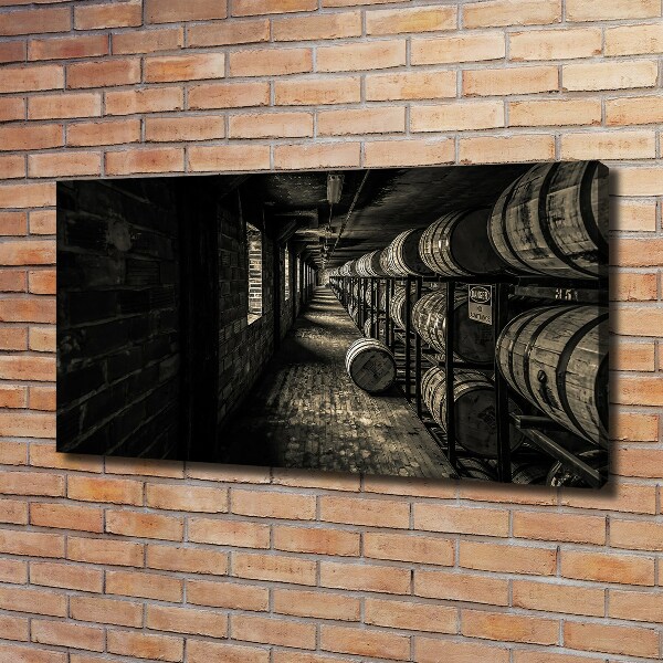 Foto quadro su tela Botti di bourbon