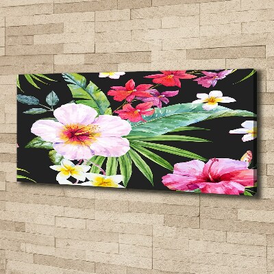 Quadro stampa su tela Fiori hawaiani