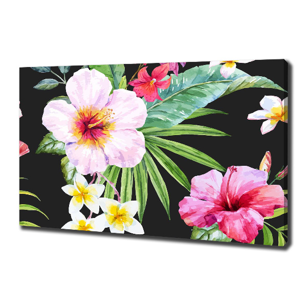 Quadro stampa su tela Fiori hawaiani