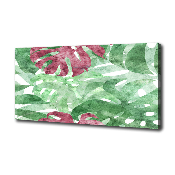 Quadro su tela Monstera