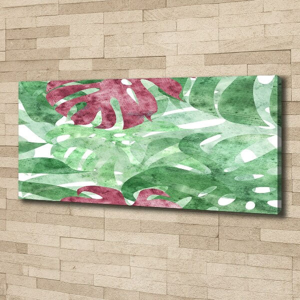 Quadro su tela Monstera
