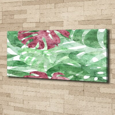 Quadro su tela Monstera