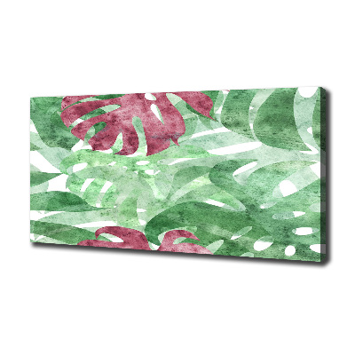 Quadro su tela Monstera