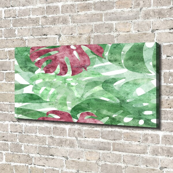 Quadro su tela Monstera