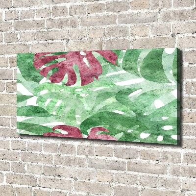 Quadro su tela Monstera