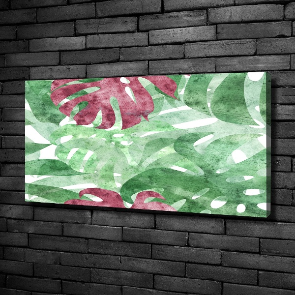 Quadro su tela Monstera