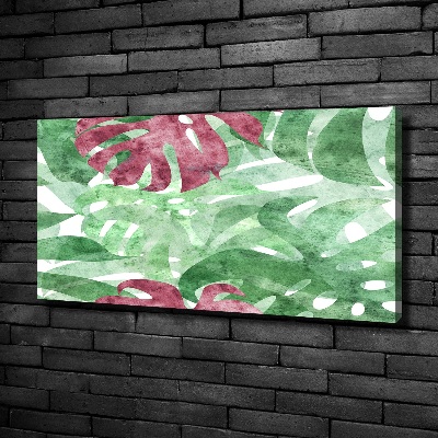 Quadro su tela Monstera