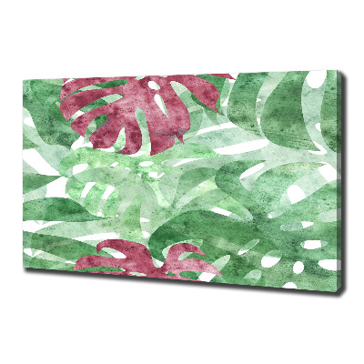 Quadro su tela Monstera