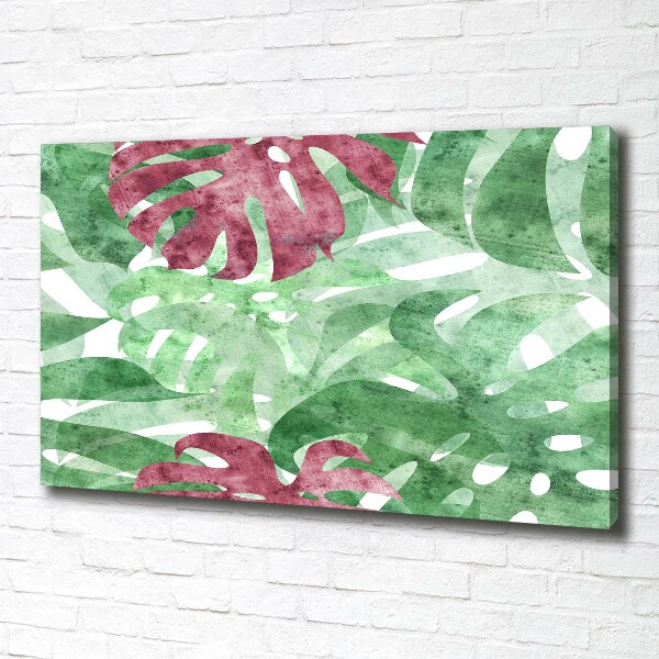 Quadro su tela Monstera