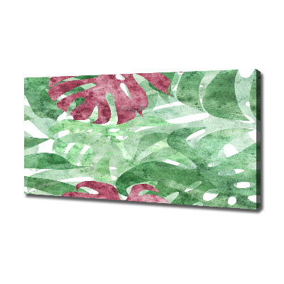 Quadro su tela Monstera