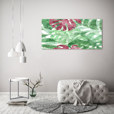Quadro su tela Monstera