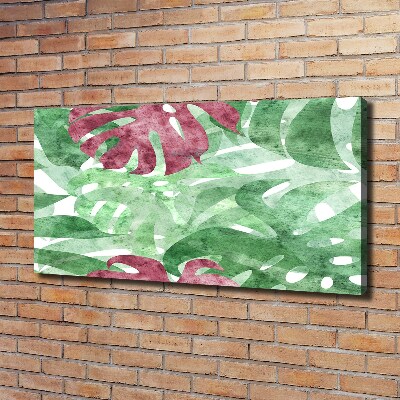 Quadro su tela Monstera