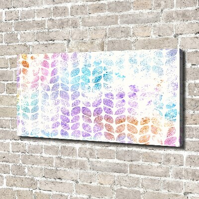 Quadro stampa su tela Foglie colorate