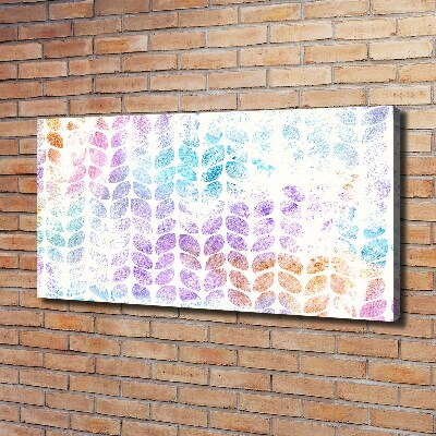 Quadro stampa su tela Foglie colorate