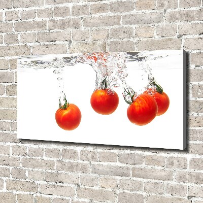 Foto quadro su tela Pomodori sott'acqua