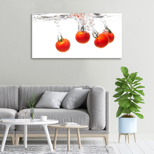 Foto quadro su tela Pomodori sott'acqua