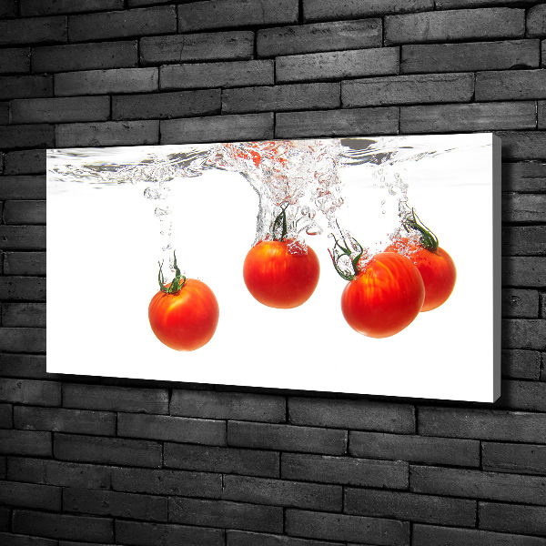 Foto quadro su tela Pomodori sott'acqua
